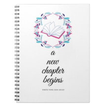 Ein neues Kapitel beginnt mit einem Spiral-Noteboo