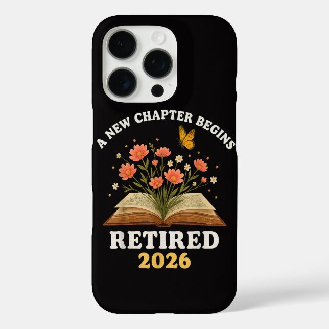 Ein neues Kapitel beginnt Rentner 2026 Case-Mate iPhone Hülle (Rückseite)