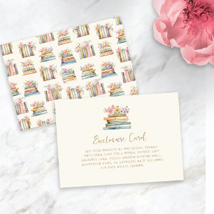 Ein neues Kapitel-Bücher-Brautparty Begleitkarte
