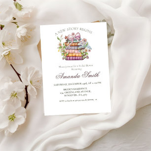 Ein neues Kapitel-Geschichte-Brautparty Einladung