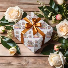 Ein neues Kapitel-Geschichte-Brautparty Geschenkpapier