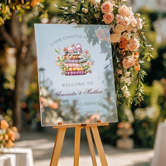 Ein neues Kapitel Geschichte Buch Probe Di nner Wi Acrylschild (Von Creator hochgeladen)