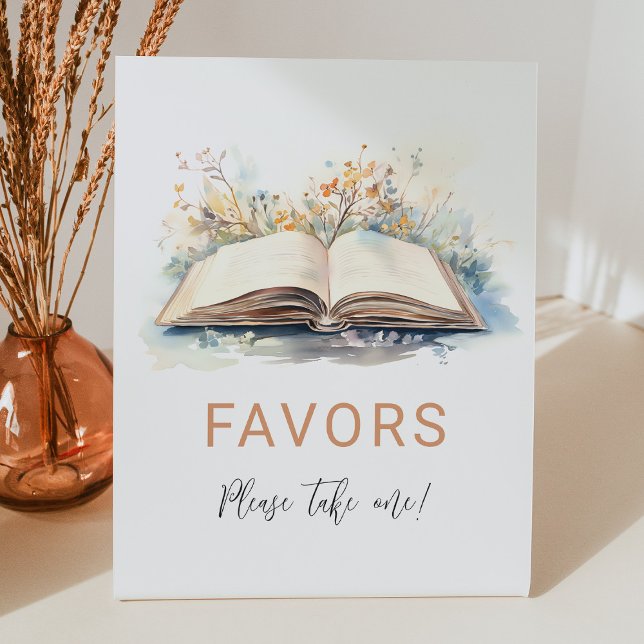 Ein neues Kapitel Kinderdusche bevorzugt Party Sockelschild (Von Creator hochgeladen)