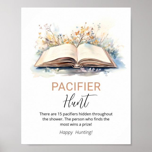 Ein neues Kapitel Schnuller Jagd Duschgel-Zeichen Poster (Vorne)