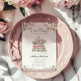 Ein neues Kapitel Storybook Kinderdusche Einladung