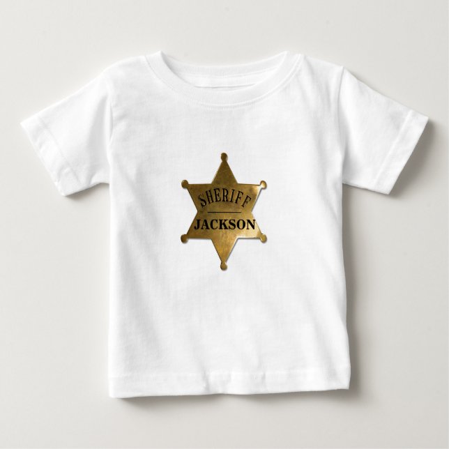 Ein neues lil'sherriff in der Stadt Baby T-shirt (Vorderseite)