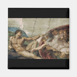 Ein neugieriger Gott Magnet