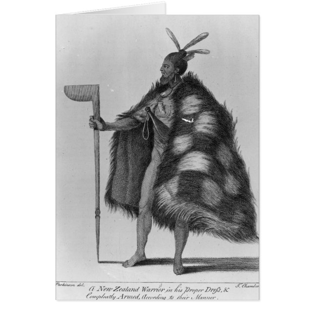 Ein Neuseeland-Krieger (Vorne)