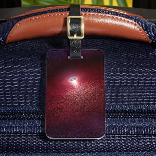 Ein Neutronenstern mit einer Scheibe warmen Staubs Gepäckanhänger (Vorderseite Insitu 2)