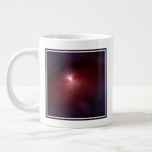 Ein Neutronenstern mit einer Scheibe warmen Staubs Jumbo-Tasse