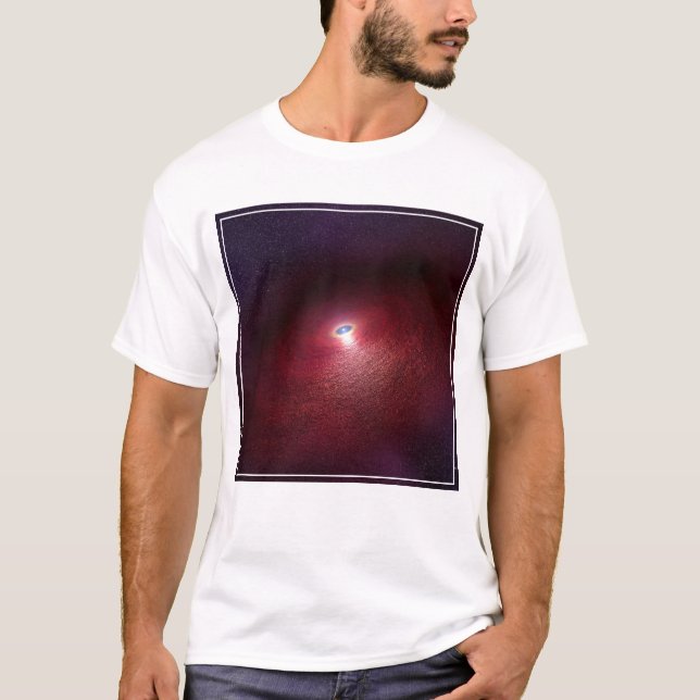 Ein Neutronenstern mit einer Scheibe warmen Staubs T-Shirt (Vorderseite)