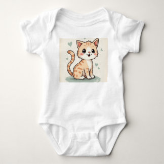 ein niedlicher Baby Bodysuit Strampler