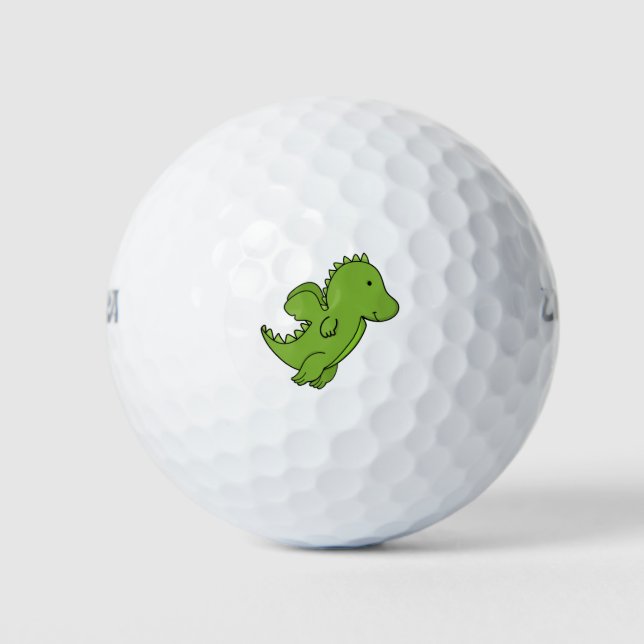 Ein niedlicher Drache Golfball (Vorderseite)