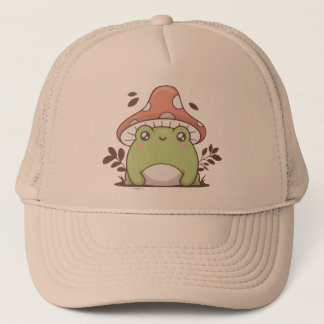 Ein niedlicher Frosch Truckerkappe