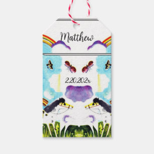 Ein Niedlicher Geschenktag als Lesezeichen für Kin Geschenkanhänger