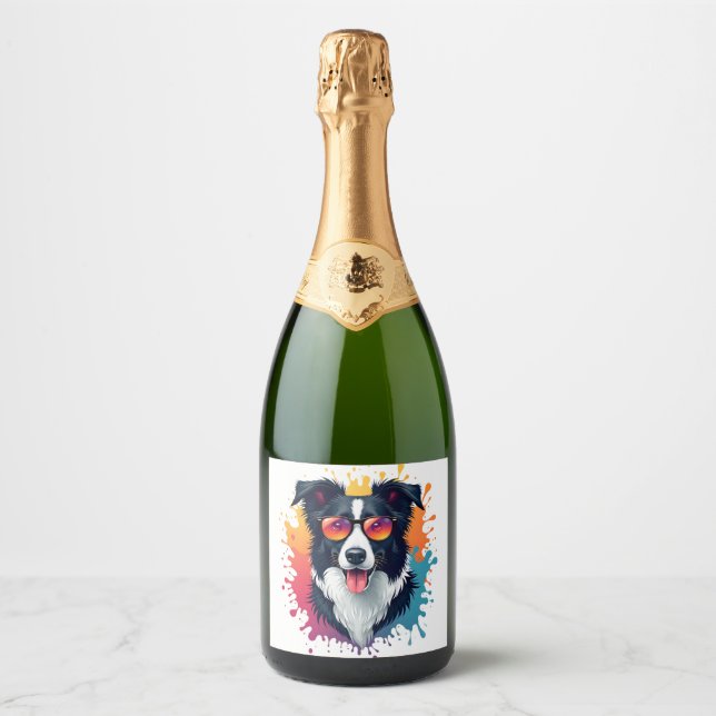 Ein niedlicher Hund Border Collie [RB#10009] (Vorderseite)