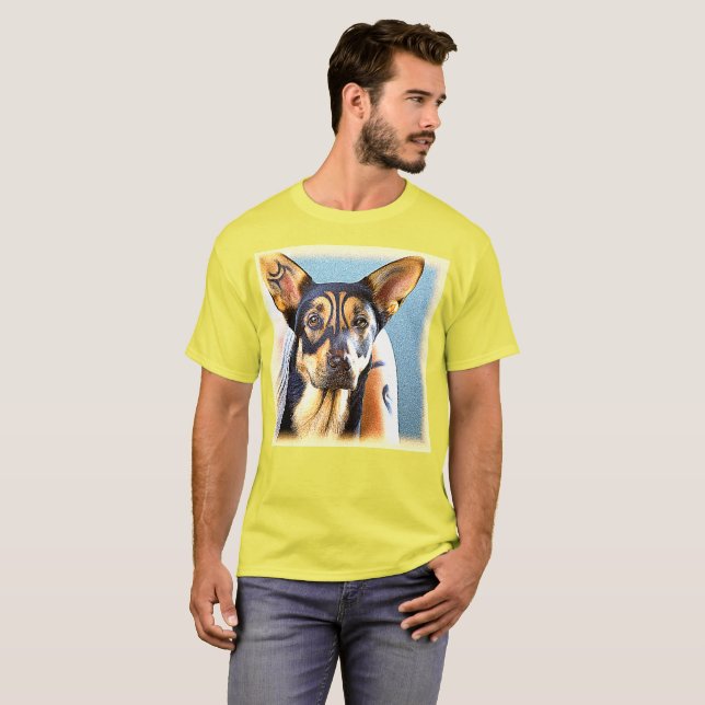 "Ein Niedlicher Hund" Niedliches Foto. Jetzt kaufe T-Shirt (Vorne ganz)