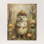Ein Niedlicher Igel im Wald Puzzle<br><div class="desc">Ein niedlicher Igel im Wald</div>