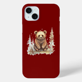 Ein niedlicher kleiner Bär - künstlerische Illustr Case-Mate iPhone Hülle