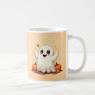 Ein niedlicher kleiner Cartoon-Geist Kaffeetasse