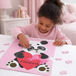Ein niedlicher Panda-Bär Puzzle