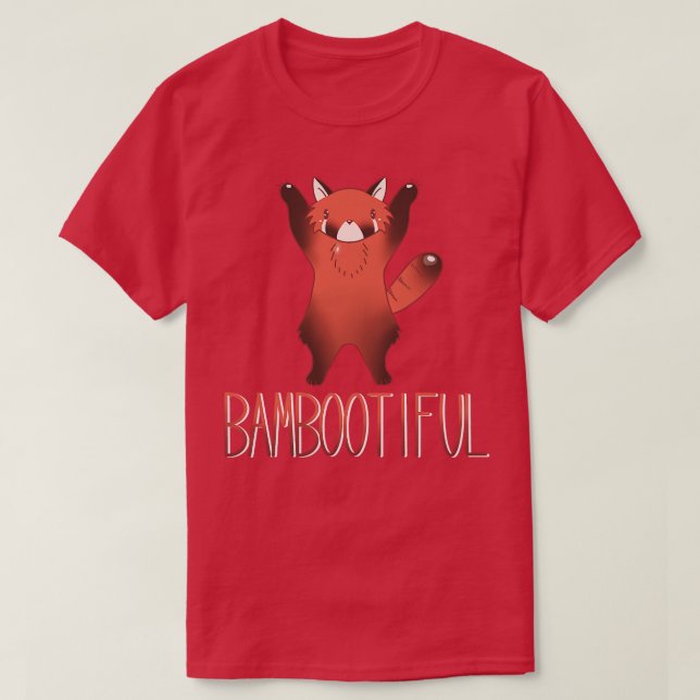 Ein niedlicher roter Panda T-Shirt (Design vorne)