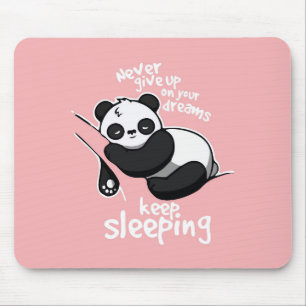 EIN NIEDLICHER SCHLAFPANDA MOUSEPAD