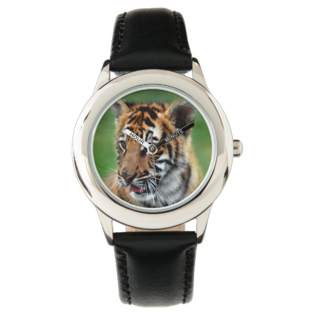 Ein niedlicher Tiger Armbanduhr (Vorderseite)