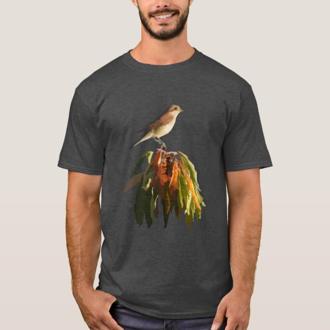 Ein niedlicher Vogel witzig T-Shirt (Vorderseite)