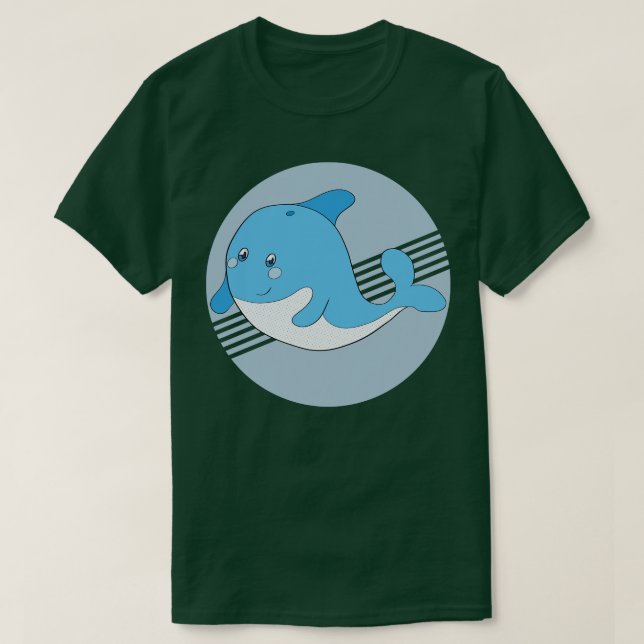 Ein niedlicher Wal T-Shirt (Design vorne)