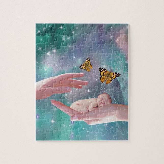 Ein niedliches Baby in der Fantasie Puzzle (Vertikal)