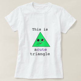 Ein niedliches Dreieck T-Shirt