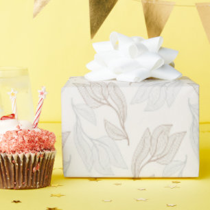 Ein niedliches, geblümtes Verpackungspapier Geschenkpapier