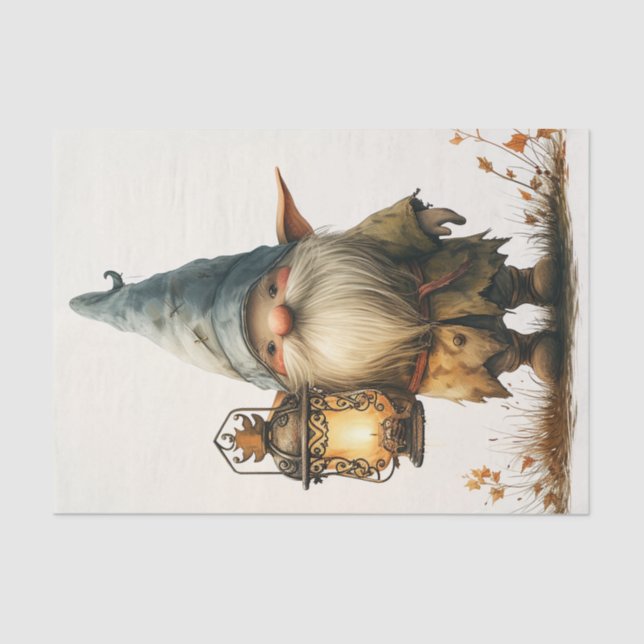 Ein Niedliches Genom mit Lattern Seidenpapier (Vorderseite)