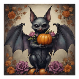 Ein Niedliches Halloween-Bat hb2-Glossarposter Poster