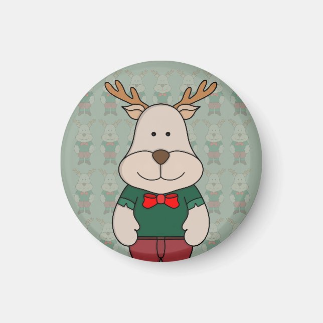 Ein niedliches Hirsch Magnet (Vorne)