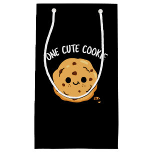 Ein Niedliches Keks Funny Food Puff Dark BG Kleine Geschenktüte