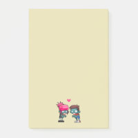 Ein Niedliches Zombie-Paar in Liebe Illustration