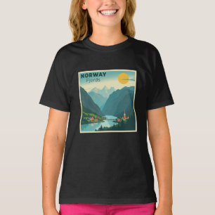 Ein nostalgisches Classic Travel Poster - Norwegen T-Shirt