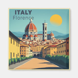 Ein nostalgisches klassisches Reiseplakat – Italie Magnet