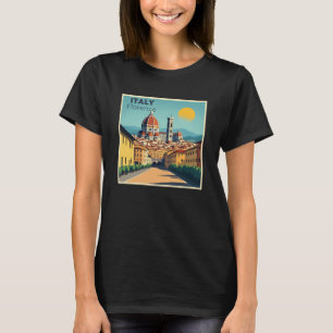Ein nostalgisches klassisches Reiseplakat – Italie T-Shirt