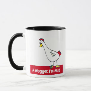 Ein Nugget bin ich nicht! Vegetarier Tasse