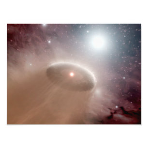 Ein O-Stern direkt hinter einem jungen, cooleren S Fotodruck