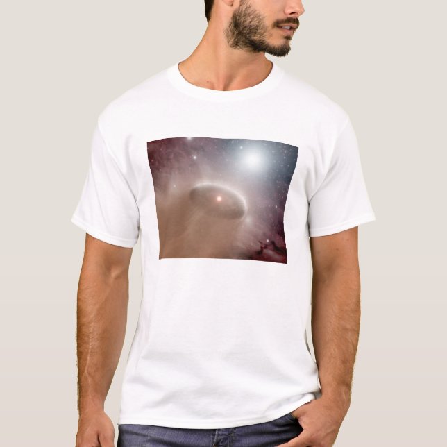 Ein O-Stern direkt hinter einem jungen, cooleren S T-Shirt (Vorderseite)