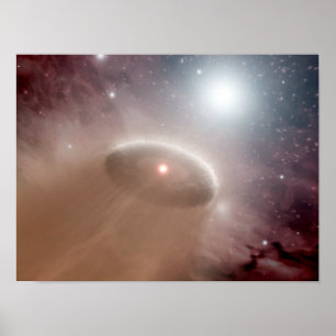 Ein O-Stern gerade hinter einem jungen, cooleren Poster