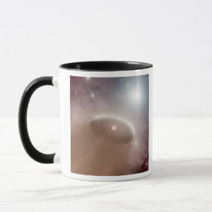 Ein O-Stern gerade hinter einem jungen, cooleren Tasse