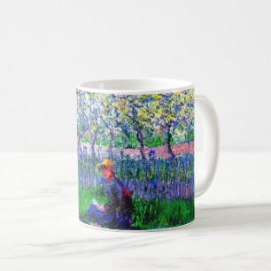 Ein Obstgarten im Frühjahr von Monet, Kaffeetasse