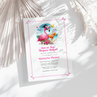 Ein oder zwei Grad heißer Flamingo Grad