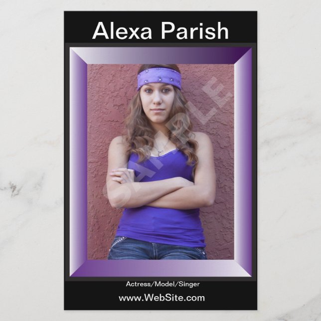 Ein oder zwei Seiten Modell Kopf-Schuss Comp/Zed C (Vorne)