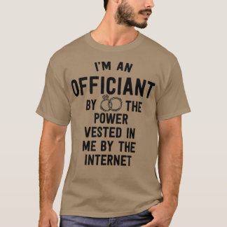 Ein offizieller Power für Hochzeitssache, der mir T-Shirt